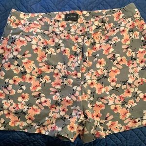 Floral colored shorts